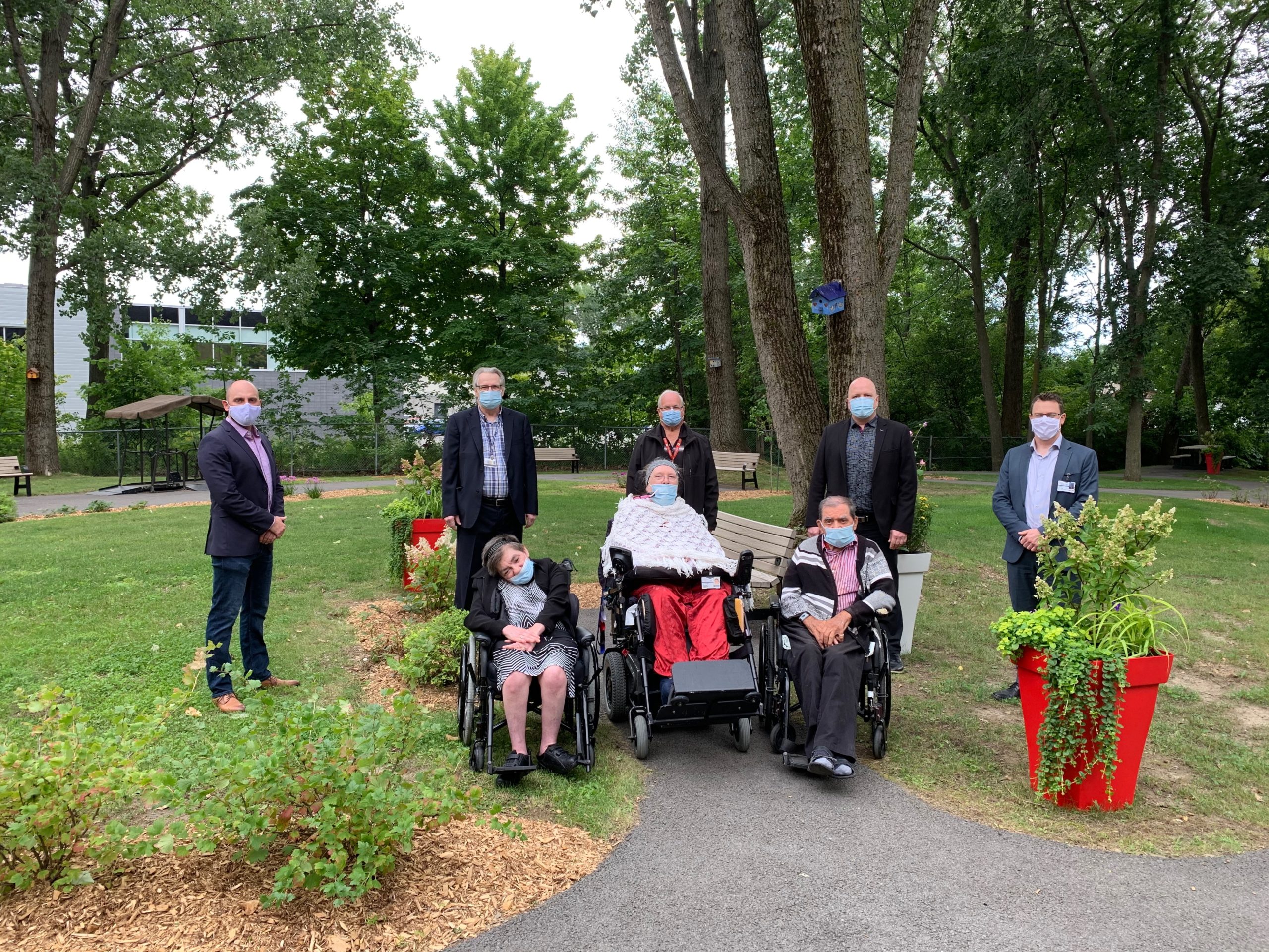 La Fondation Santé Sud de Lanaudière participe à l’inauguration du Jardin prothétique du Centre d’hébergement de Repentigny