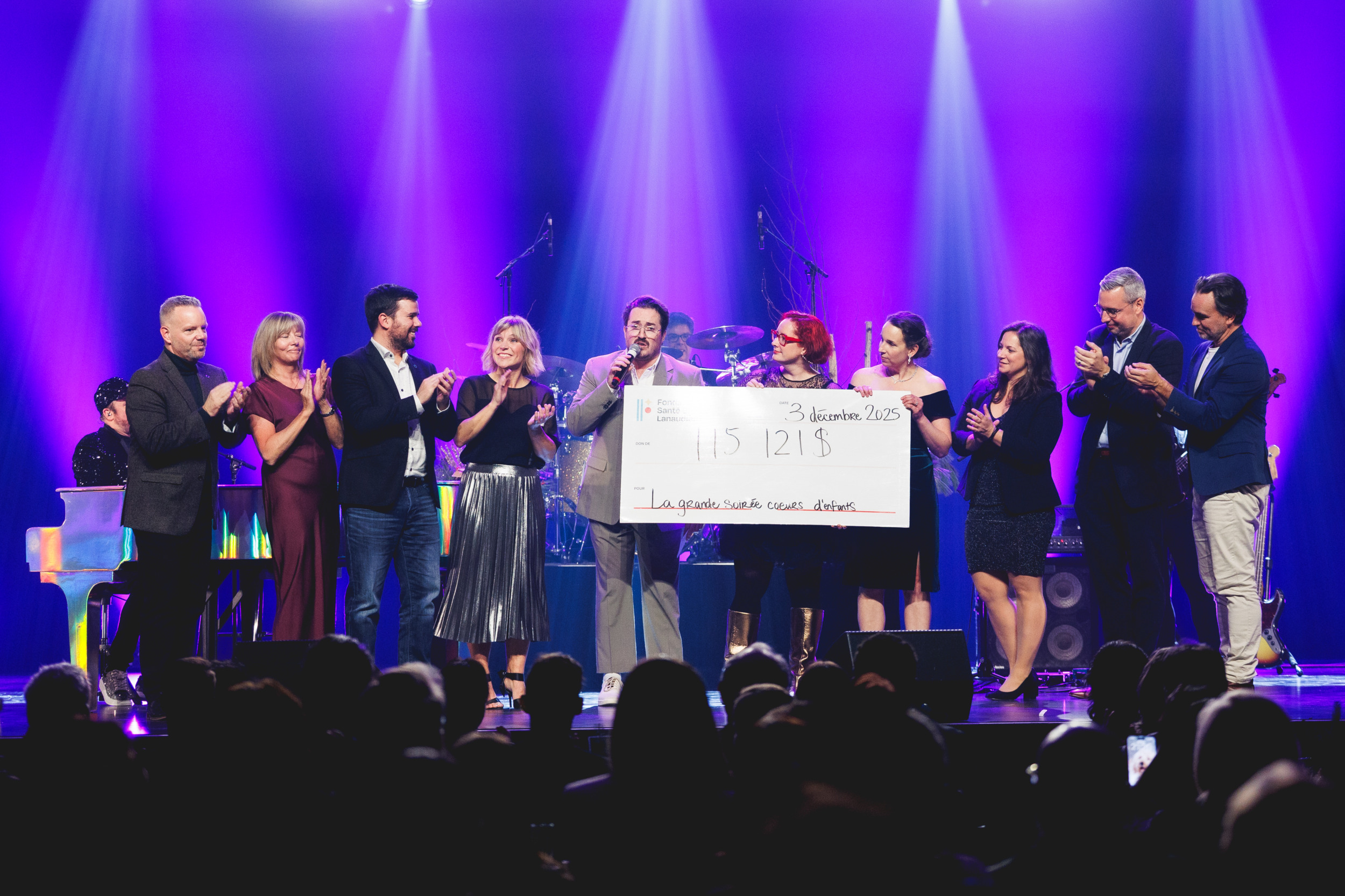 La grande soirée cœurs d’enfants : une édition magique qui amasse 115 121 $ pour les enfants de la région